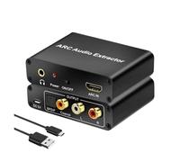 Adattatore Audio HDMI ARC 192KHz Estrattore Convertitore Digitale-analogico DAC SPDIF Coassiale RCA Uscita Jack Da 3,5 Mm For Monitor TV