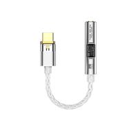 ADATTATORE AUDIO INF BA23 - USB-C a jack 3,5 mm, DAC integrato, 32bit/384kHz, amplificatore