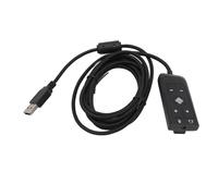 Adattatore Audio Jack da USB a 3,5 Mm Compatibile con PC, Adattatore Audio USB con Indicatore LED, Plug and Play Facilmente