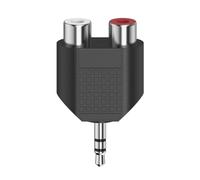 Adattatore audio, jack stereo maschio da 3,5 mm, 2 spine RCA femmina - Nouvo