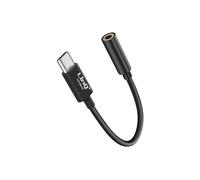 Adattatore Audio USB-C verso Jack 3.5mm Femmina Suono di qualità LinQ Nero