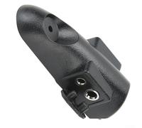 Adattatore audio per Baofeng BF-A58 BF-UV9R UV-9RPlus BF-9700 per WALKIE Talkie Dual 3,5 mm 2,5 mm Jack Outputs Ergonomico ABS Costruzione Guarnizione Antipolvere M Type 2-Pin Cuffie Nero