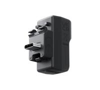 Adattatore audio per microfono compatibile per Insta360 X4, 3,5 mm/Type-C Adattatore audio di ricarica per accessori per fotocamera X4