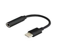 Adattatore audio Savio AK-35/B USB-C a Jack 3,5 mm 0,12 m Nero