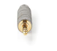 Adattatore audio stereo | 3,5 mm maschio | 6,35 mm Femmina | Placcato oro | Dritta | Metallo | Metallo/Oro | 1 pz. | Confezione con finestra