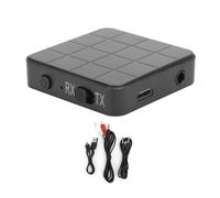 Adattatore audio stereo wireless Bluetooth 5.0 con doppia funzione trasmettitore e ricevitore, modalità commutabile, plug and play, suono ad alta