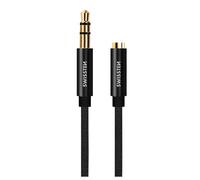 Adattatore audio Swissten - Jack / Jack 3.5mm - Nero