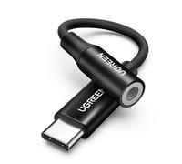 Adattatore audio UGREEN USB-C a 3,5 mm con chip DAC, compatibile con 15 Pro Max, iPad Mini 6, iPad Pro, Surface Pro 7, XPS, Pro 2020 per cuffie Tagli UnicaLega di alluminio