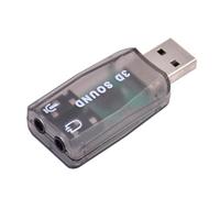Adattatore Audio USB - Adattatore Audio Esterno USB, Canale Adattatore 5.1 Adattatore Stereo Computer, Adattatore Plug And Play Per PC E Laptop Per La Visione Della TV, Adattatore