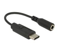 Adattatore audio USB-C per 3,5 mm DeLOCK 65842 Nero