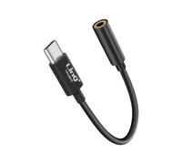 Adattatore Audio USB-C verso Jack 3.5mm Femmina Suono di qualità LinQ Nero