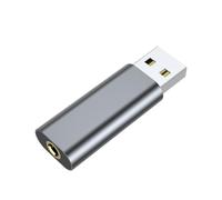 Adattatore Audio USB Esterno - Scheda Audio USB 2 In 1 Con Jack Da 3,5 Mm | Convertitore Per Cuffie Per Laptop Senza Driver, Compatibile Con Giochi, Chat Vocale, Musica, Chiamate, Utilizzo Del