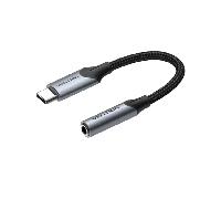 Adattatore USB-C Vention BGJHA Jack 3.5mm MASCHIO FEMMINA 10cm Adattatore USB-C Vention BGJHA Jack 3.5mm MASCHIO FEMMINA 10cm