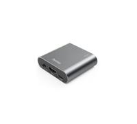 Hama "AE90" HDMI-Audio Extractor, HDMI to Audio, Toslink, jack 3,5 mm, argento
