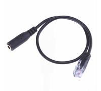 Adattatore auricolare per telefono - Convertitore auricolare smartphone | Adattatore | Cavo per cuffie con interfaccia Crystal e testa rotonda, compatibile per telefono e computer, audio