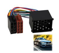 Adattatore Autoradio 17 Pin ISO per E30, E36, E39, E46, Mini, Z3 e X5, Adattatore Universale da ISO a Connettore, Estensione Cavo Subwoofer e Audio della Vettura, Connettore ISO Autoradio