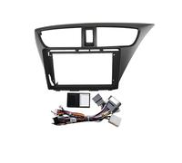 Adattatore Autoradio Adatto per Honda Civic Hatchback 2012 Kit pannello di montaggio per cruscotto radio Android da 9 pollici Adattatore per fascia telaio auto Mascherina autoradio(RHD Cable Canbus)