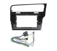 Adattatore Autoradio Fascia Per Cornice Per Lettore Radio Android Per Golf 7 R MK7 2013-2020 Pannello Cavo Alimentazione Canbus Cornice Autoradio(Frame Harness)