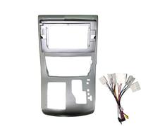 Adattatore Autoradio Per TOYOTA Per Lphard 20 2008 10.1 Pollici Auto Radio Android Stereo Cornice Lettore Testa Fascia Pannello Involucro Cornice Autoradio(Silver with cable)