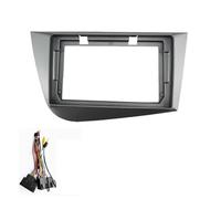 Adattatore Autoradio Radio Stereo Fascia 2Din Telaio Per Seat Per Leon 2 MK2 2005-2012 Pannello Lettore Cavo Canbus Dash Fascia Kit(Frame wire RHD)