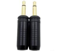 Adattatore AUX nero da 3,5 mm per Focal Clear Pro Fix(nero) | Materiale ABS, finitura nera, dimensioni standard da 3,5 mm, ideale per riparazioni fai da te, per connettività versatile