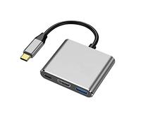 Adattatore AV Digitale Multiporta da USB C a HDMI, Hub Adattatore HDMI da USB 3.1 Tipo C a 4K con Porta USB 3.0 + PD Compatibile con MacBook Pro / S8 + / S9 + ecc Dispositivi USB-C