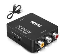 Adattatore AV HDMI, Adattatore HDMI a AV Mini 1080P HDMI Composite Video Audio Convertitore per Xbox 360/One, PS3, PS4, Lettore Blu-ray, Android TV Box, Fire Stick, PC, con Cavo di Ricarica USB