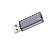 Adattatore avanzato da USB a 3,5 mm per migliorare il suono su PC e console per musica e scheda audio esterna di gioco