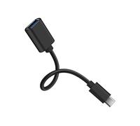 Adattatore da USB Femmina a USB-C Maschio Compatto Connessione Stabile Nero