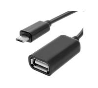 Adattatore OTG Micro USB verso USB femmina Smartphone / Tablet - Nero