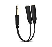 Avizar Adattatore jack 6,35 mm maschio a doppio jack femmina 27 cm