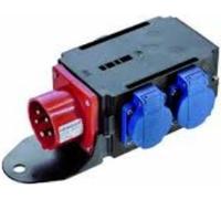 Adattatore Bachmann CEE - Unità di distribuzione di potenza - AC 400 V - Connessione di uscita 3 - Germania (349.028) NEW