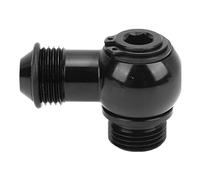 Adattatore Banjo 8AN per Montaggio ORB-8 3/4 UNF in Alluminio e Gomma Nera - Adattatore Banjo per Auto, Ruota Facilmente per Spazi Ristretti, Durevole e di