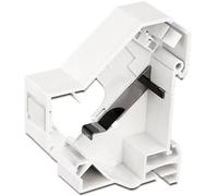 Adattatore Barra DIN per Modulo Keystone RJ45 Schermato Bianco Delock IWP-MD KEY-RAILEG