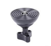 Adattatore base emisferica in ABS leggero per sistemi treppiedi che supportano frequenti modifiche alla configurazione e utilizzo in movimento