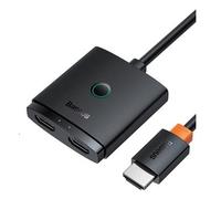 Adattatore Baseus AirJoy 2x HDMI 3840x2160 4K Ultra HD Nero ABS PC