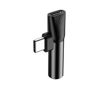 Adattatore Baseus CATL41-01 da tipo C a tipo C/3,5 mm, nero, alta fedeltà