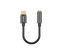 Adattatore Baseus CATL54-01 da tipo C a 3,5 mm, nero, alta fedeltà e compatibilità universale
