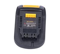 Adattatore Batteria Connettore per Attacco Alimentazione Dock, Strumento Conversione Delle Batterie, Convertitore Adattatore Batteria per Batteria Agli Ioni di Litio Makita 18V per Dewalt 18V/20V