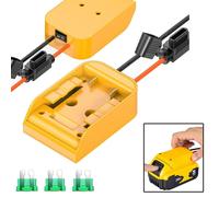 Adattatore batteria For-Dewalt18V/20V Max con connettore alimentazione fusibile-