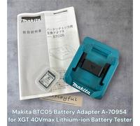 Adattatore batteria Makita BTC05 A-70954 per tester batteria agli ioni di lit...