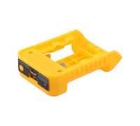 Adattatore batteria per Dewalt 18 V portatile per convertitore di potenza con porta USB e tipo C (giallo)