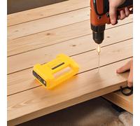 Adattatore batteria per Dewalt 18 V portatile per convertitore di potenza con porta USB e tipo C (nero)