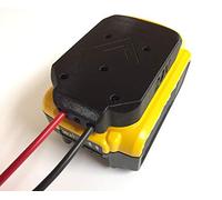 Adattatore batteria per DeWalt 20 V MAX 18 V Connettore di alimentazione a molla Calibro 12 robotica.