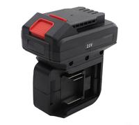 Adattatore batteria per Dongcheng, convertitore per utensili elettrici da 20 V 18 V, doppio supporto per batteria per trapano elettrico per avvitatore a percussione compatibile con BL1830 (B)