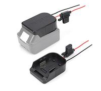Adattatore batteria Power Wheels Adattatore per Makita 18V anche per Bosch 18V Batteria BL1820 BL1860 BL1850 Dock Connettore di alimentazione con fusibile 30A, cavo calibro 14 per batterie utensili