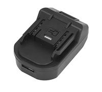 Adattatore batteria Premium ABS Short Circuit Protection Convertitore LED USB LED per litio 18-21 V [Batteria]