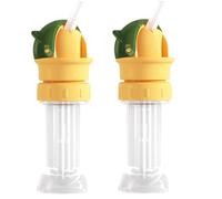 Adattatore Becco Bottiglia Acqua, 2 Pezzi Beccucci Bottiglie Silicone Antigoccia per Bambini Adulti, Sostituzione Tappo Paglia Riutilizzabile Bottiglie Acqua, Bottiglies Acquas Coperchio Paglia