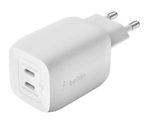 ADATTATORE BELKIN WCH013vf2MWHB6, Universale Computer portatile, Smartphone da 65 W, Bianco