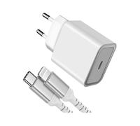 ADATTATORE BIGBEN FPLICS20WCBLCMFIRW (con cavo USB-C/Lightning 1,2 m) da 20 W, Bianco